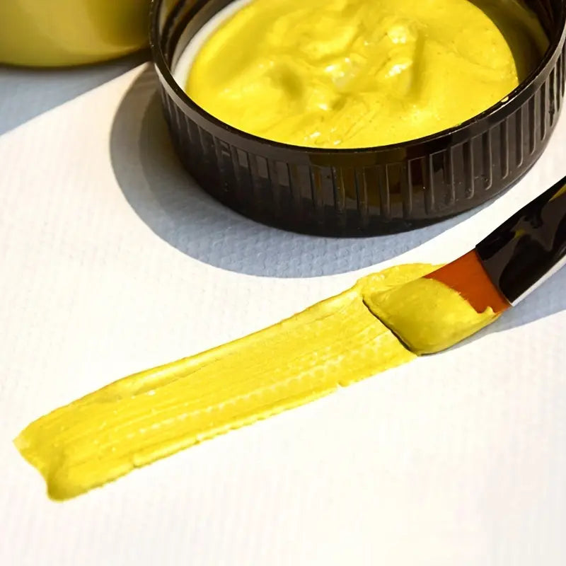 Peinture Acrylique Effet Métallisé – Lot de 7 Pots | Couleurs Riches pour Créations Artistiques, DIY, Toile & Décoration