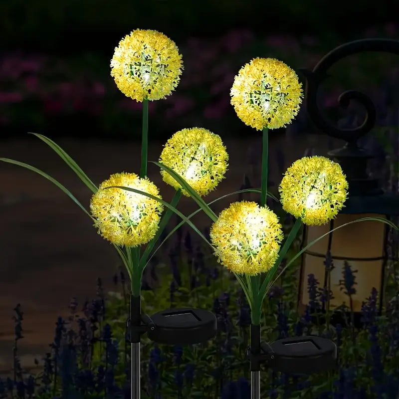 Piquets de Jardin Décoratifs LED – Fleurs Lumineuses Multicolores Solaires, Éclairage Extérieur pour Jardin, Allée et Terrasse
