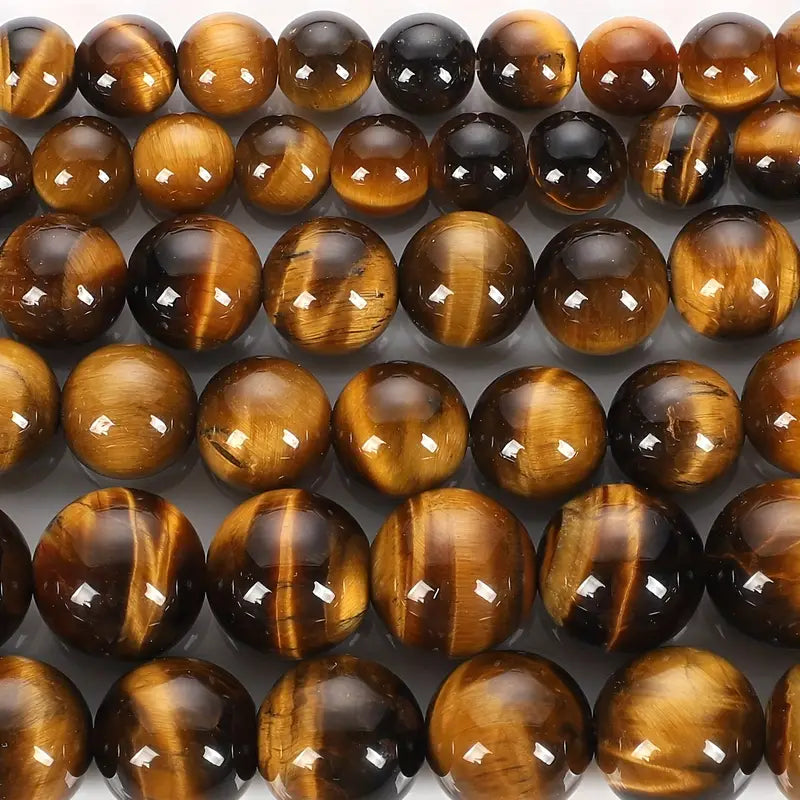 Perles en pierre naturelle Oeil de Tigre – Pierres précieuses en vrac pour bijoux et lithothérapie