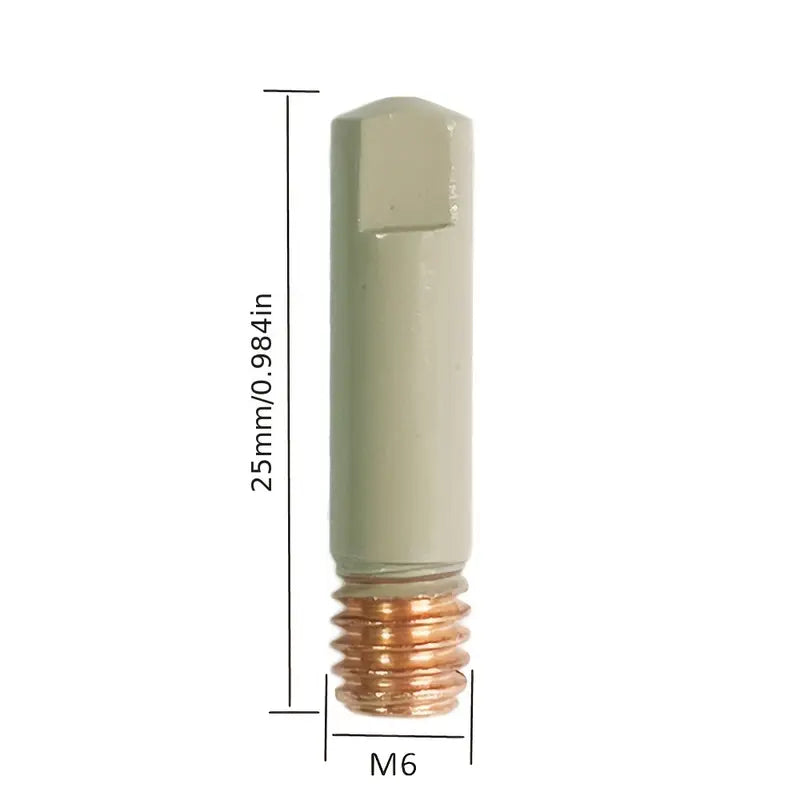 Lot de 20 buses de contact céramique pour torche plasma – Accessoires consommables de soudage MIG/TIG