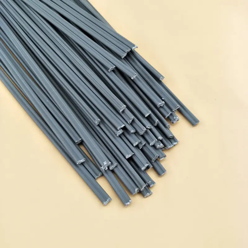 Baguettes de soudure plastique ABS noires – Tiges de réparation 30 cm pour pare-chocs et plastiques auto