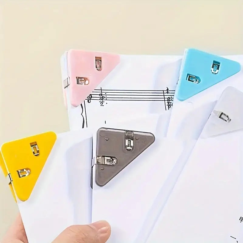 Clips Triangulaires Colorés pour Câbles et Documents – Lot de Pinces Multifonctions Antidérapantes
