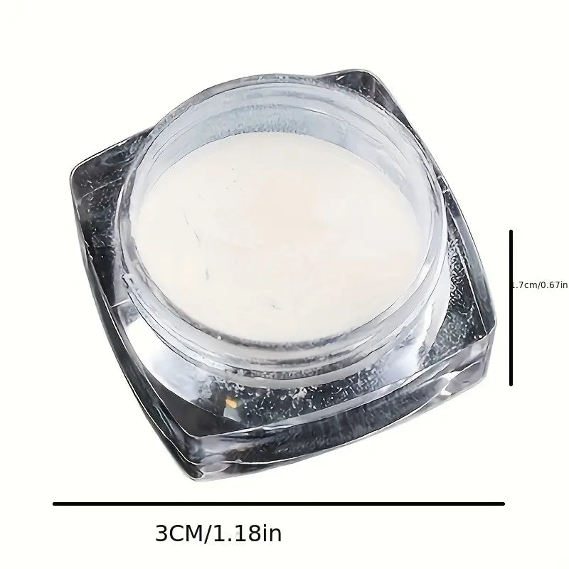 Poudre Effet Nacré Blanc – Vernis en Poudre Ultra Brillant pour Ongles Élégants