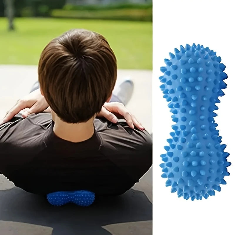 Balle de Massage en Forme de Cacahuète – Accessoire de Réflexologie et Récupération Musculaire pour Yoga et Fitness