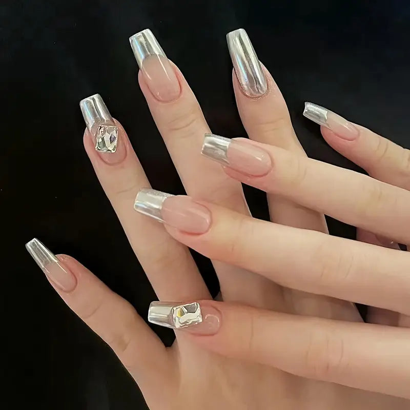 Kit de 6 Poudre pour Ongles Effet Nacré – Vernis en Poudre Nude et Irisé, Finition Brillante Professionnelle
