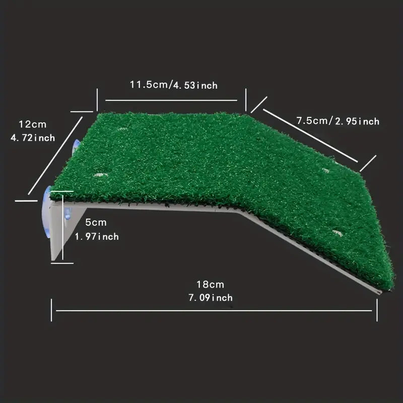 Plateforme Flottante pour Tortues – Rampe Antidérapante avec Ventouses pour Aquarium ou Terrarium