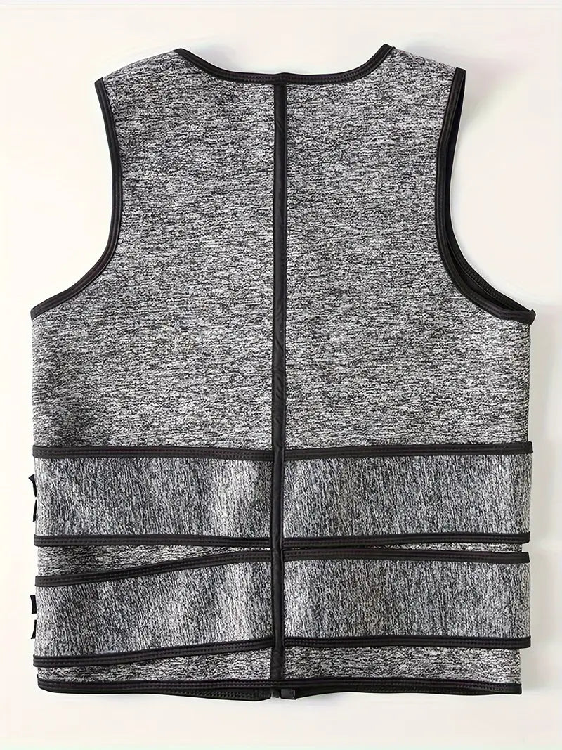 Gilet Sculptant Homme - Débardeur de Compression Ventre Plat & Maintien Dorsal