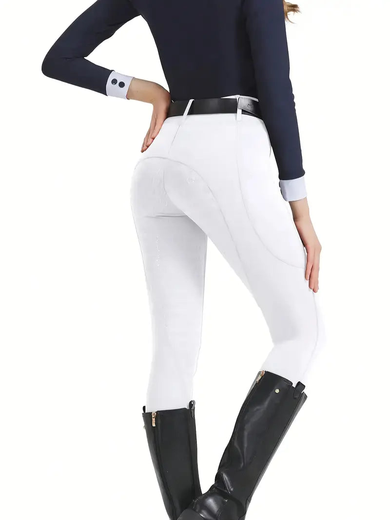 Pantalon d’Équitation Femme Antidérapant – Legging Technique Confort et Style pour Cavalière
