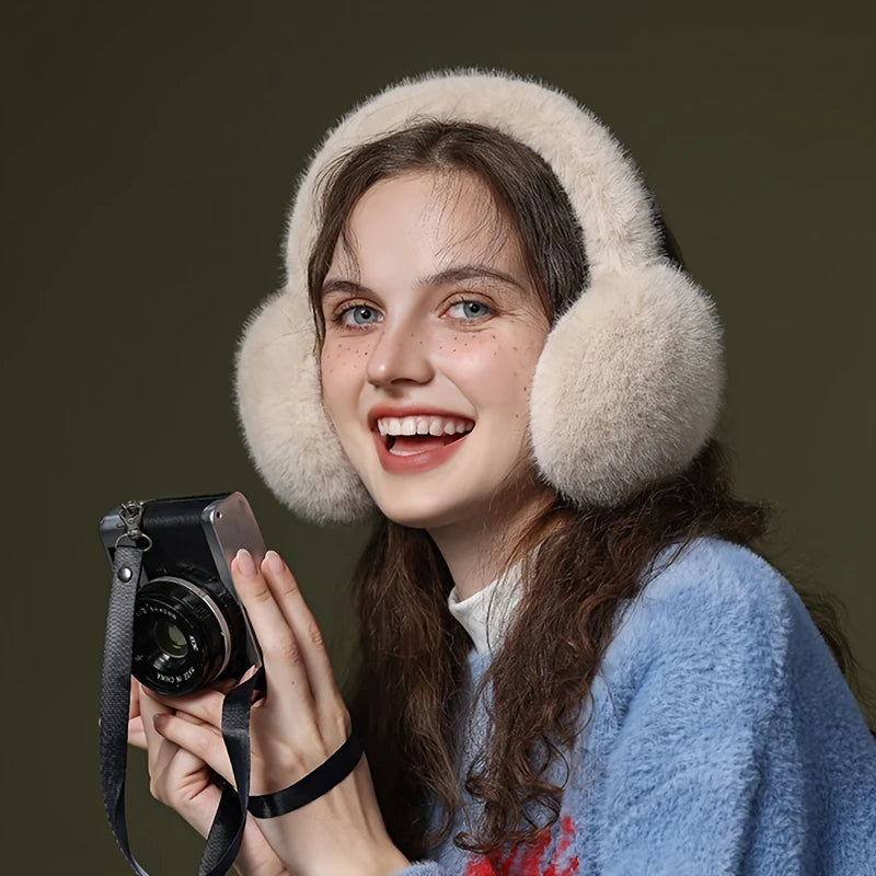 Cache-Oreilles Femme Hiver en Fausse Fourrure – Ultra Doux, Léger et Chaud, Coloris Élégant