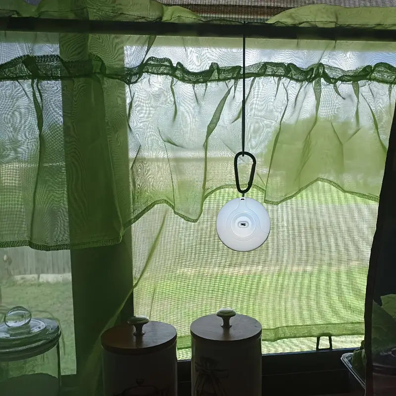 Répulsif Ultrason Portable Anti-Moustiques – Dispositif Électronique Sans Produit Chimique avec Mousqueton pour Intérieur & Extérieur