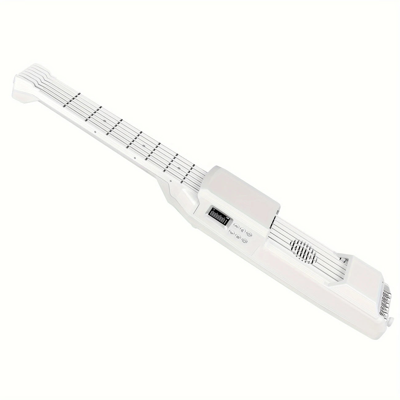 Guitare intelligente portable 6 cordes – Guitare d’entraînement silencieuse avec écran