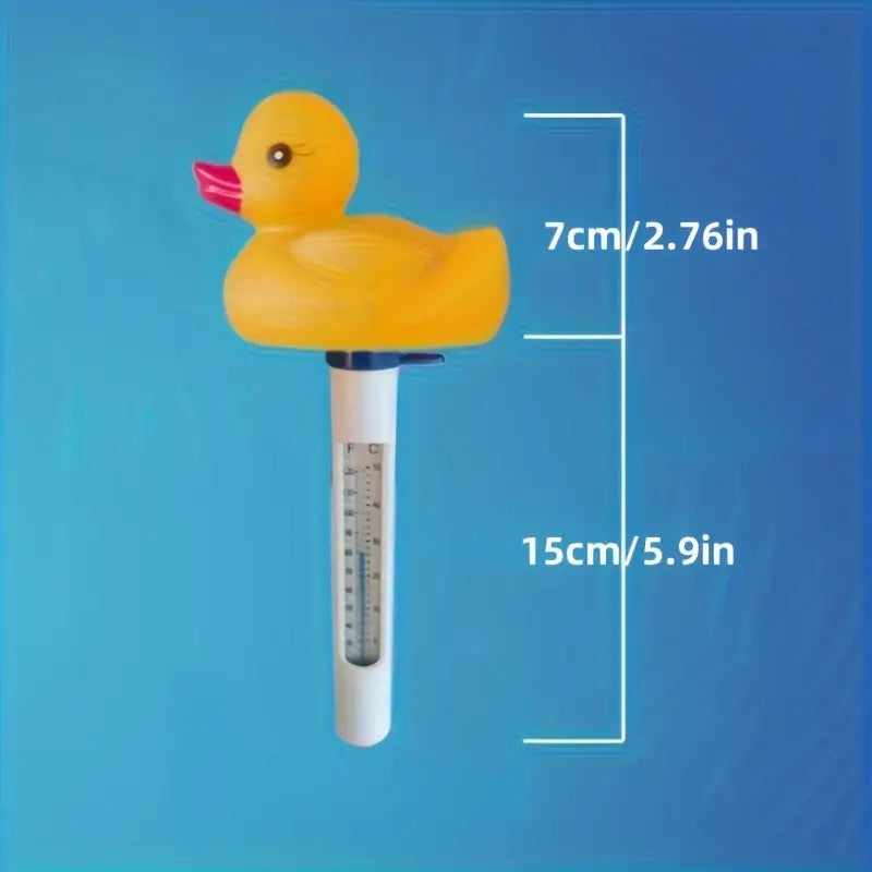 Thermomètre Flottant pour Aquarium ou Bassin – Modèles Canard et Flamant Rose, Idéal pour Reptiles et Poissons