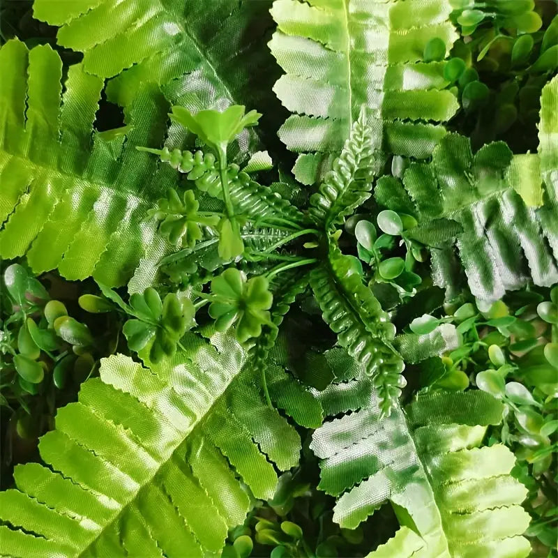 Panneau de Feuillage Artificiel Tropical – Décoration Murale et Clôture pour Jardin, Terrasse et Balcon