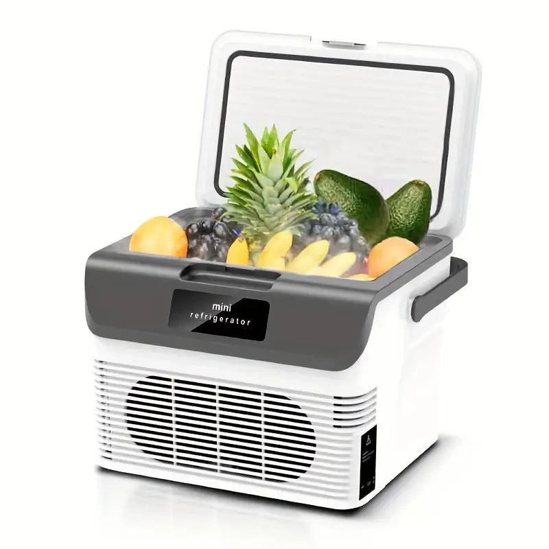 Mini Réfrigérateur Portable 12V – Glacière Électrique Compacte pour Voiture, Camping ou Bureau, Idéal pour Fruits et Boissons