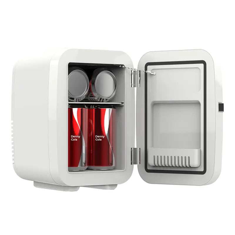 Mini Réfrigérateur Portable 4L – Frigo Compact pour Boissons, Cosmétiques & Bureau – Silencieux et Éco-énergétique