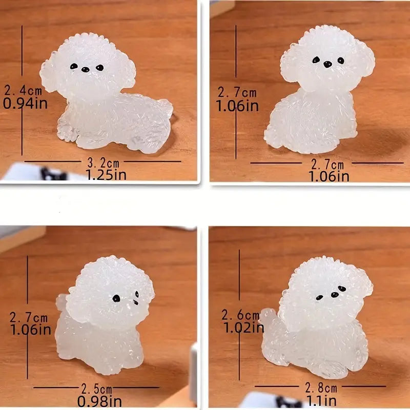 Veilleuse LED Chien Mignon – Mini Lampe Décorative en Forme de Petit Chiot pour Chambre et Cadeau