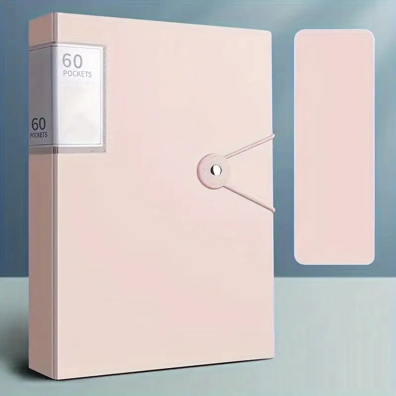 Classeur de Rangement 60 Pochettes – Organisation et Archivage Professionnel pour Magasins et Bureaux