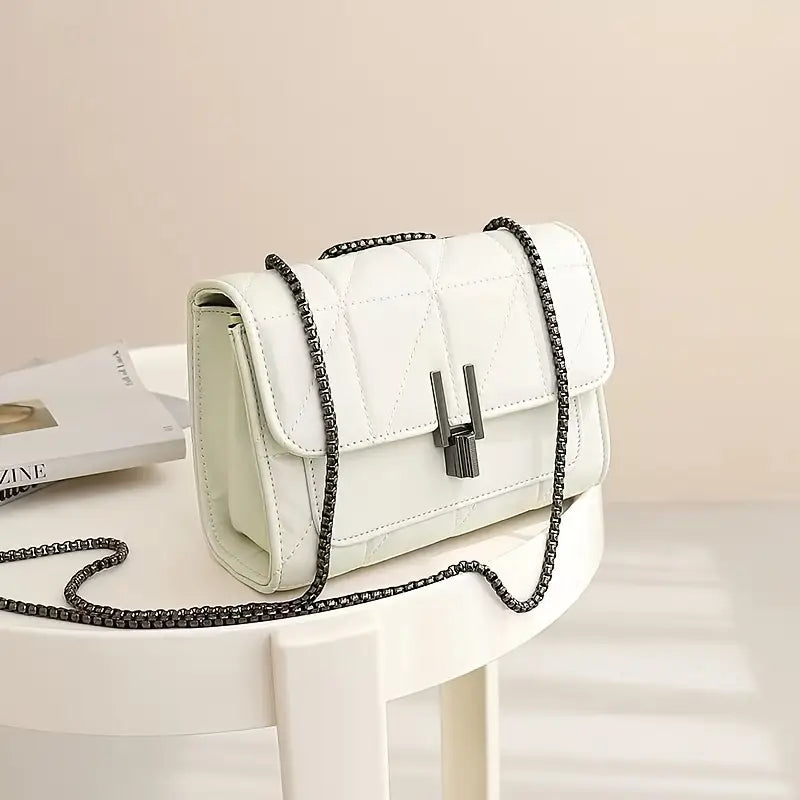 Sac à main femme élégant – Chaîne métallique tendance et design chic