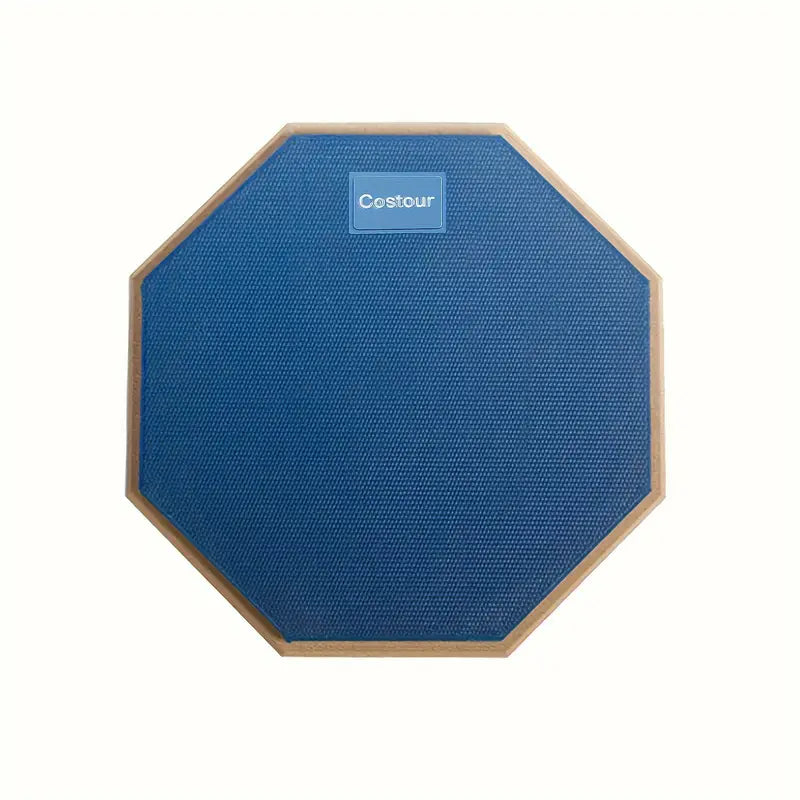 Pad d’Entraînement Batterie Silencieux – Practice Pad Octogonal 12” Costour avec Surface Antidérapante et Rebond Réaliste