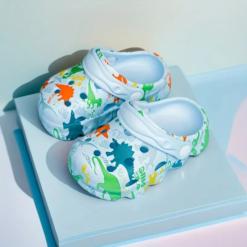 Sabots garçon dinosaures – Mules légères et antidérapantes pour l’été