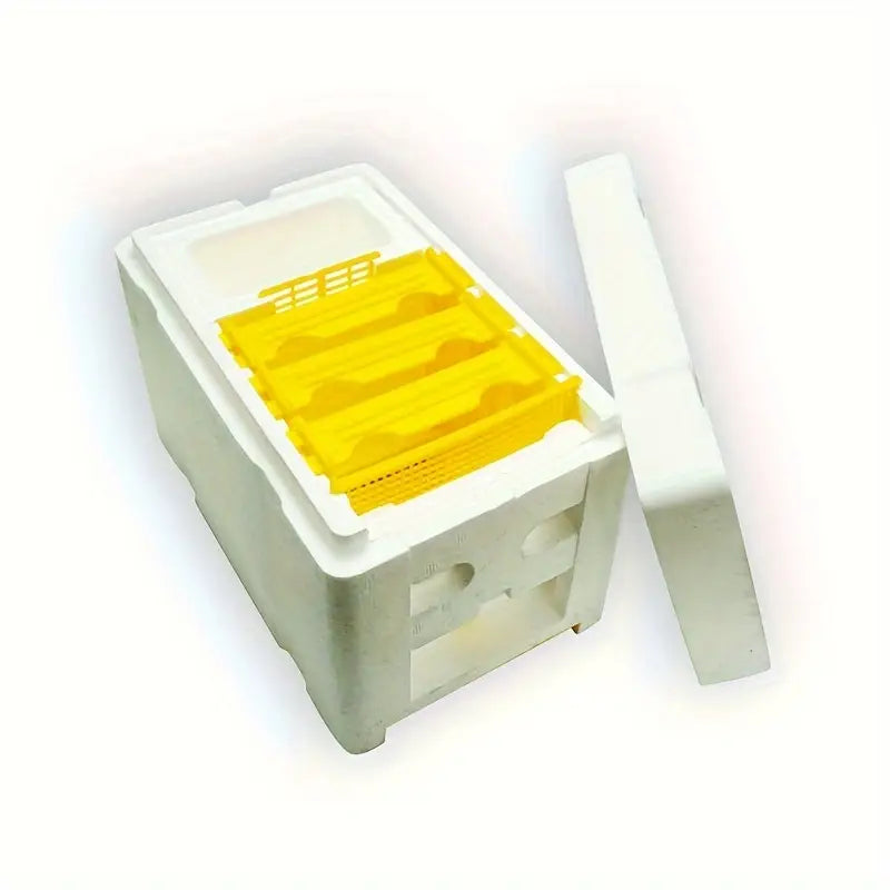 Ruche d’Apiculture en Polystyrène avec Casiers Amovibles – Boîte d’Élevage et de Transport pour Abeilles