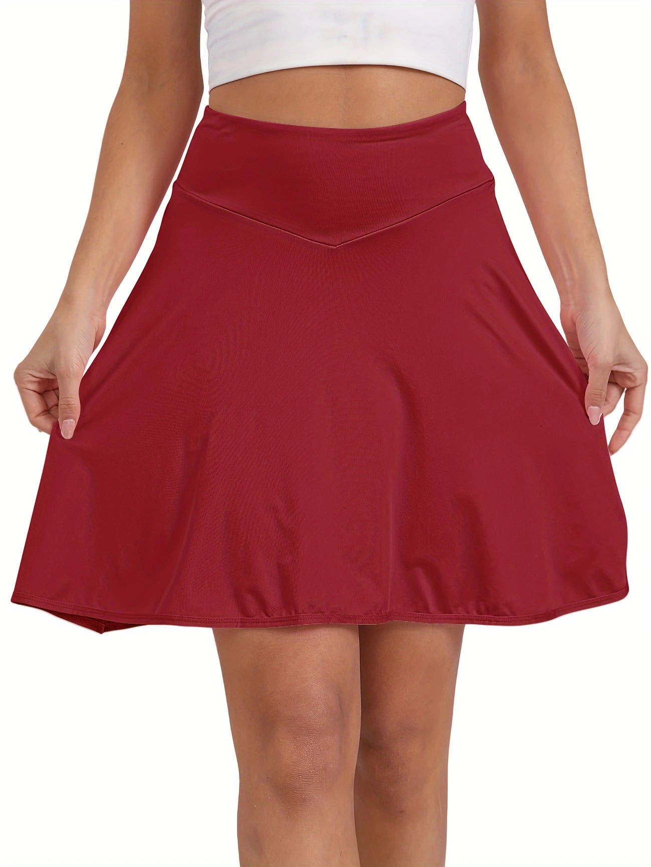 Jupe de Golf Femme avec Short Intégré – Fluide, Confortable et Taille Haute