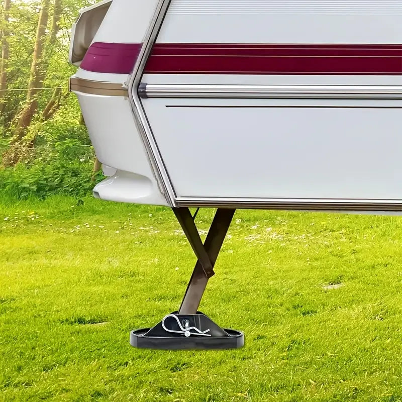 Lot de 4 Cales de Roue Camping-Car – Accessoires Antidérapants pour Stabilisation et Sécurité du Véhicule