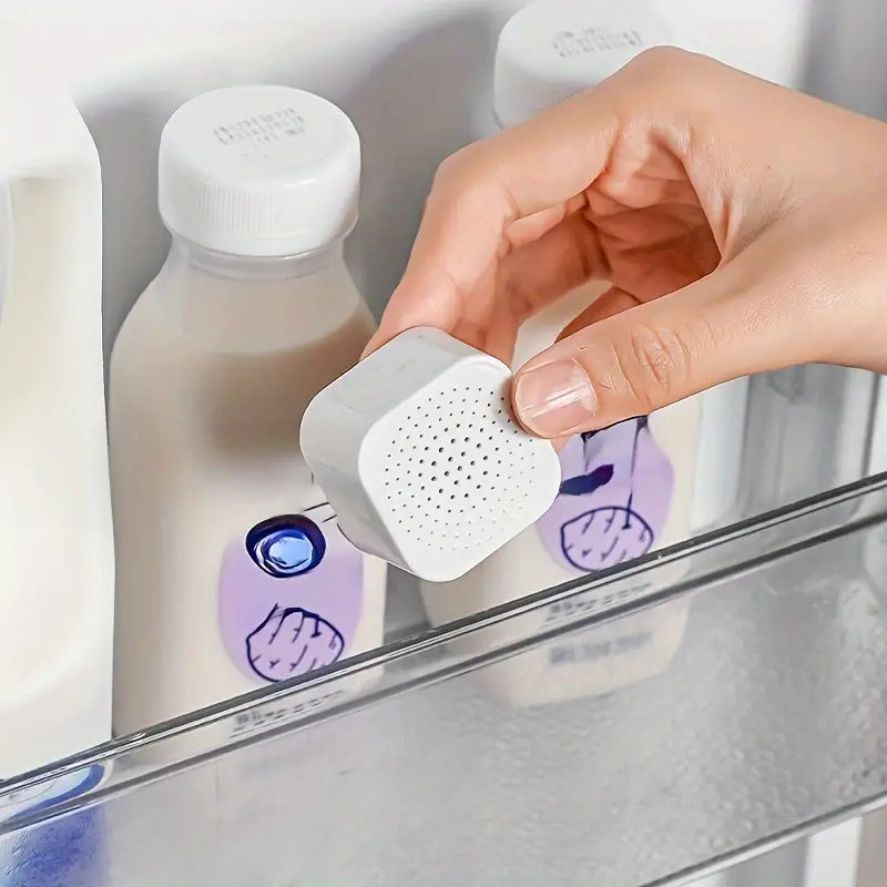 Purificateur d’air pour réfrigérateur – Désodorisant antibactérien compact pour une conservation fraîche