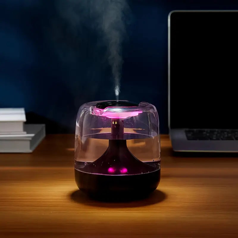 Humidificateur d’air LED silencieux – Diffuseur d’ambiance avec brume froide pour chambre ou bureau