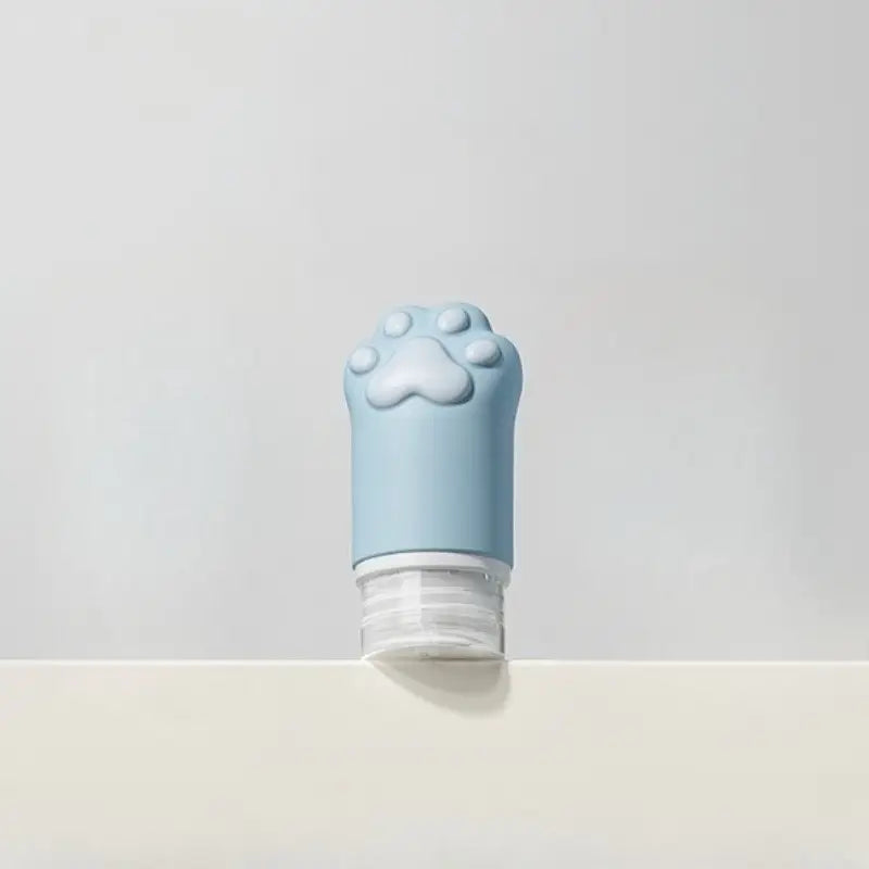 Flacon de voyage bébé en silicone – Pot rechargeable étanche motif patte mignonne