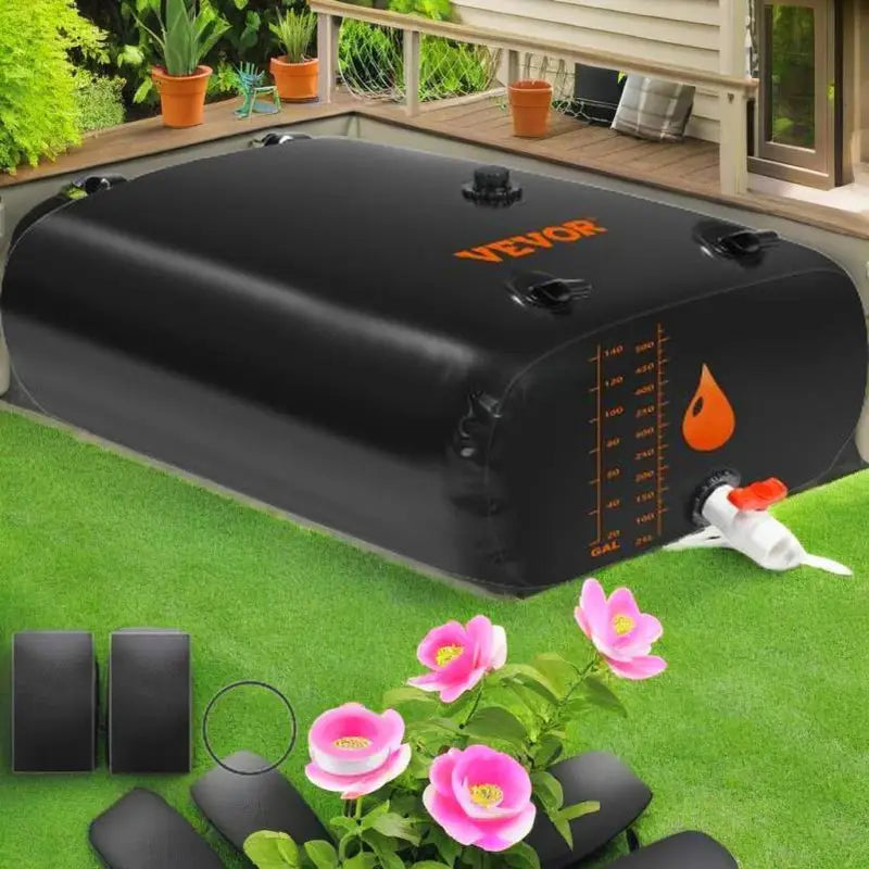 Réservoir d’Eau Souple 400L VEVOR  Cuve de Stockage Portable pour Arrosage et Irrigation de Jardin