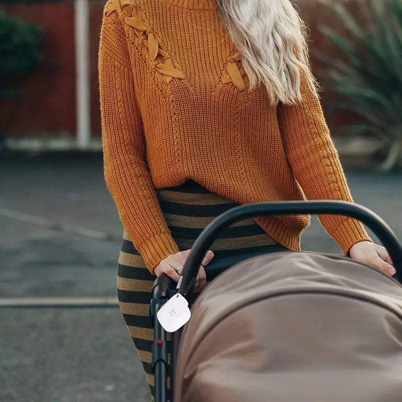 Répulsif Ultrason Portable avec Mousqueton – Anti-Moustiques Rechargeable, Format Porte-Clés pour Activités en Plein Air