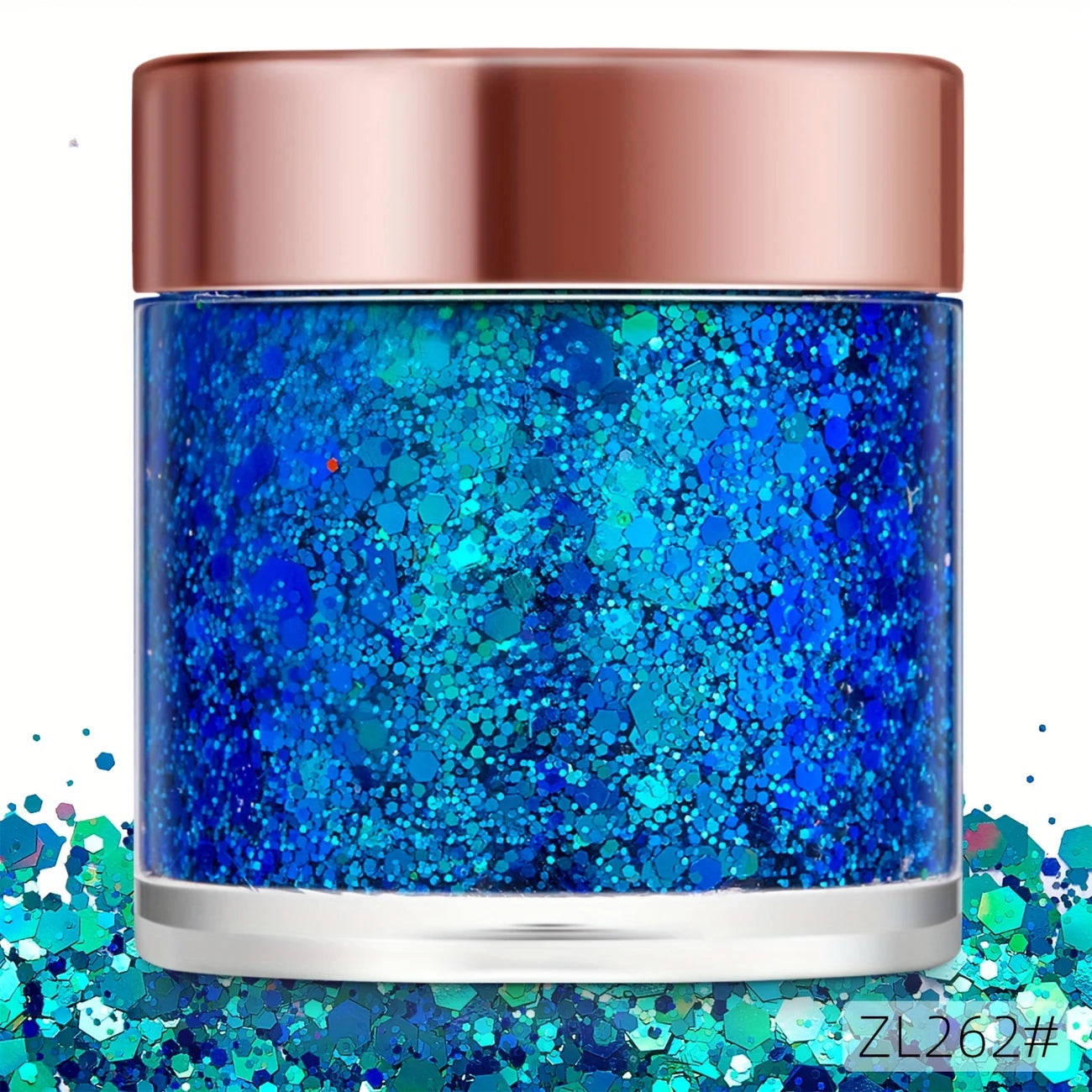 Paillettes Holographiques Ultra Brillantes – Gel Glitter Visage & Corps pour Maquillage Festival