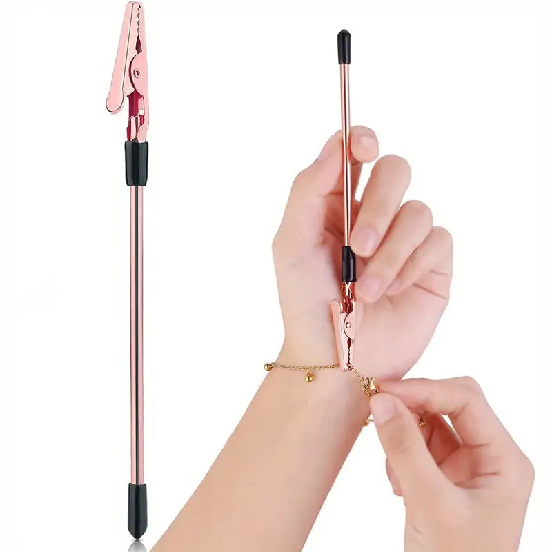 Outil d’Aide à la Fermeture de Bracelets – Pince Pratique pour Création et Pose de Bijoux DIY