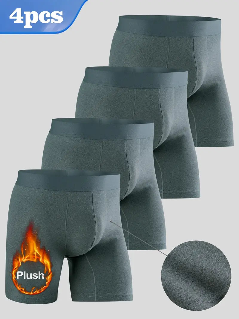 Boxer thermique homme – Sous-vêtement chaud et respirant – Confort hiver & sport