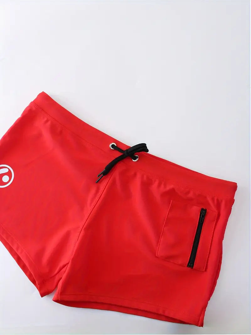 Short sexy homme moulant – Maillot de bain ajusté avec cordon noir, Confort & style séduction