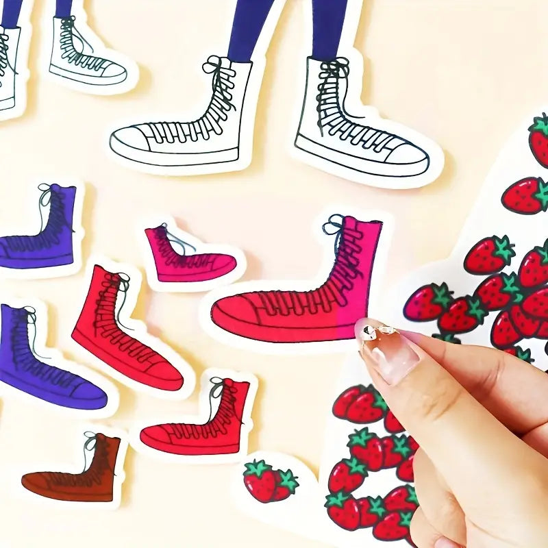 Marionnettes Magnétiques Chat et Accessoires – Jeu Éducatif en Feutrine pour Théâtre et Histoires d’Enfants