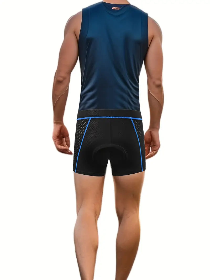 Sous-vêtement cyclisme rembourré gel – Cuissard respirant anti-choc pour longues sorties vélo