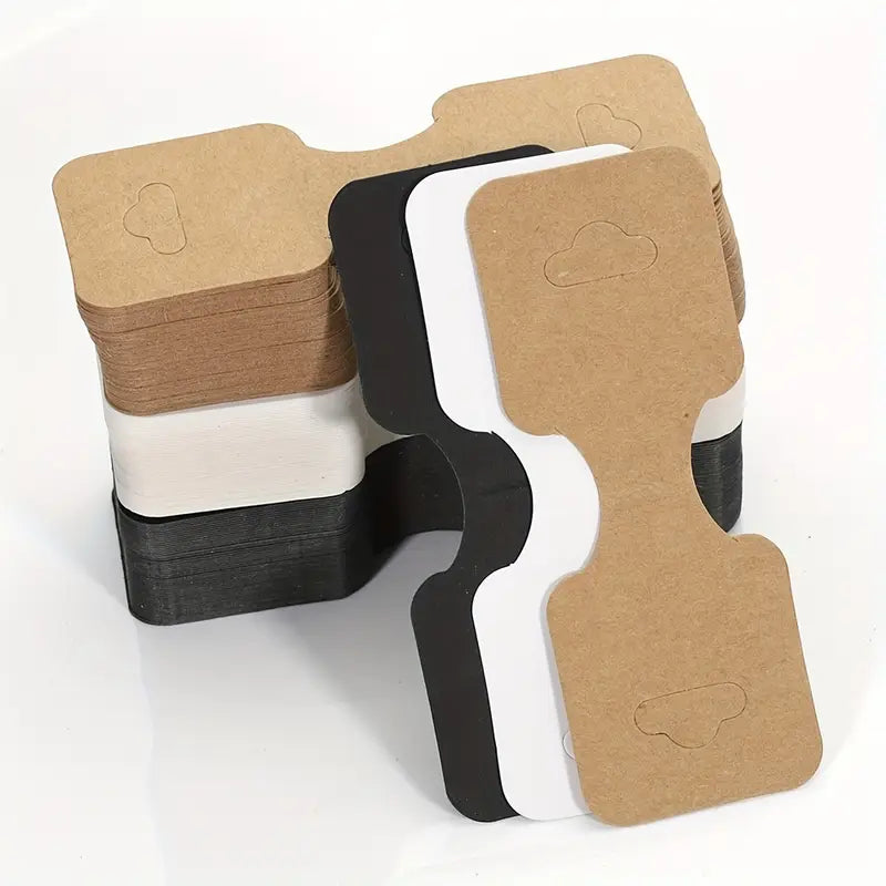 Cartes kraft pour présentation de bracelets – Étiquettes recyclables pour bijoux faits main et emballage créatif