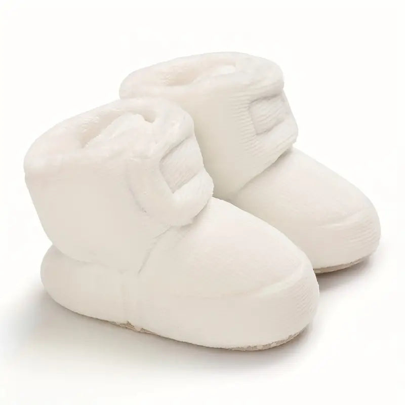 Chaussons bottes bébé garçon en velours rouge – Chaussures chaudes et confortables pour l’hiver