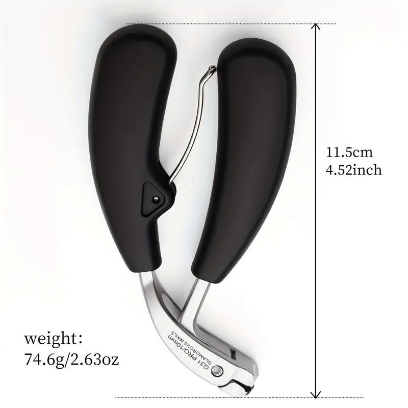 Coupe-Ongles Professionnel G31 – Précision 10mm avec Poignée Antidérapante pour Manucure et Pédicure