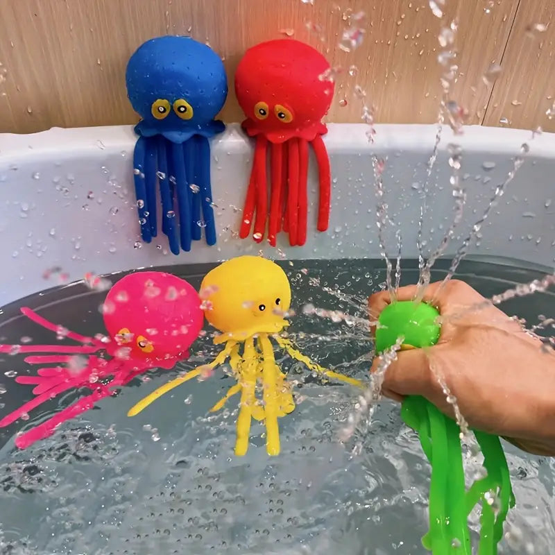 Jouet de Bain Poulpe Coloré – Jouet Arroseur Amusant pour Bébé et Tout-Petit