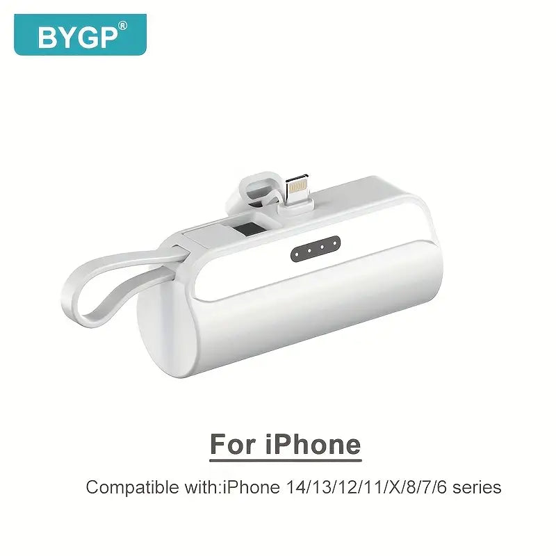 Mini Power Bank 5000mAh – Batterie Externe Compacte avec Charge Rapide et Prise en Main Facile