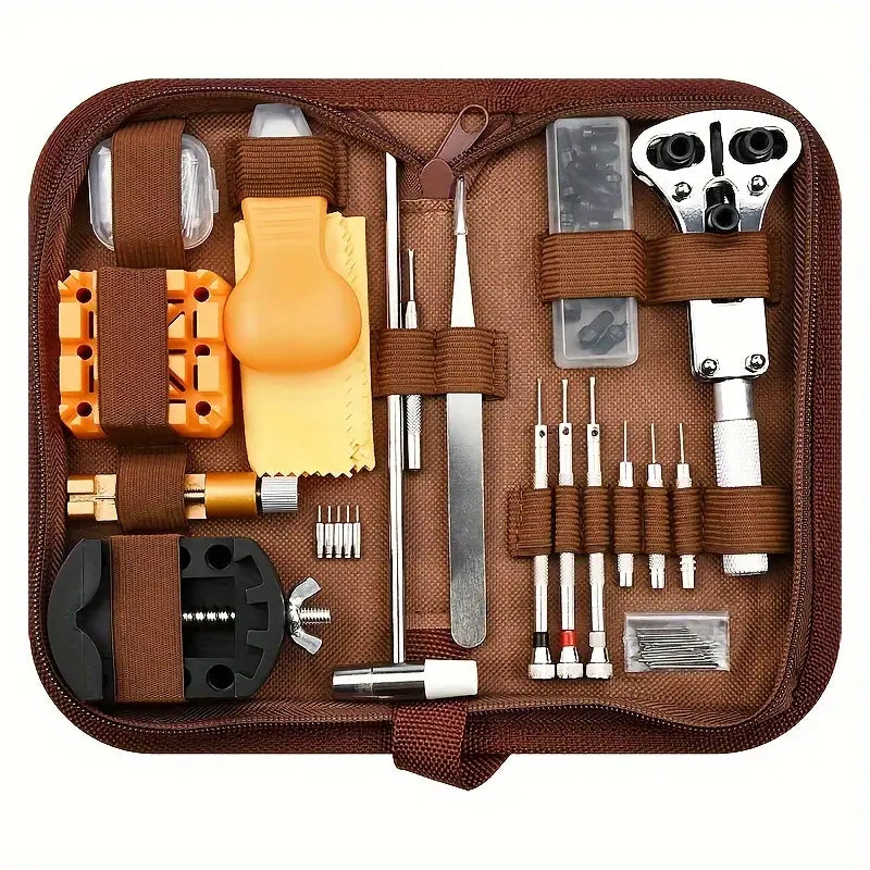 Étui de rangement pour montres en cuir – Pochette portable 20,5 cm pour voyage et protection