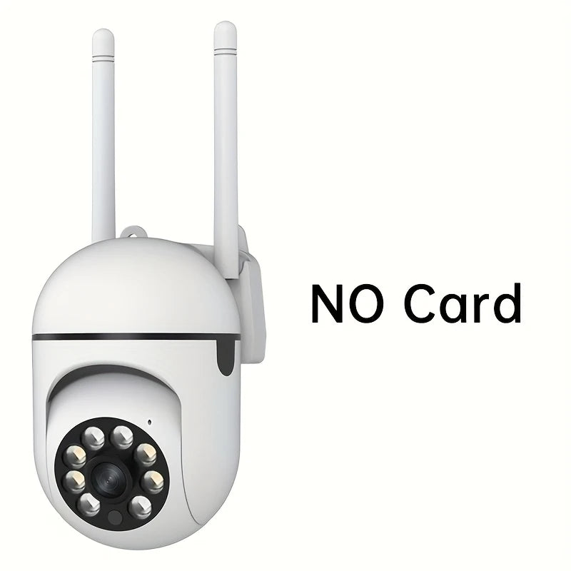 Caméra de surveillance Wi-Fi extérieure HD 2MP – Vision nocturne couleur et infrarouge, détection de mouvement, audio bidirectionnel