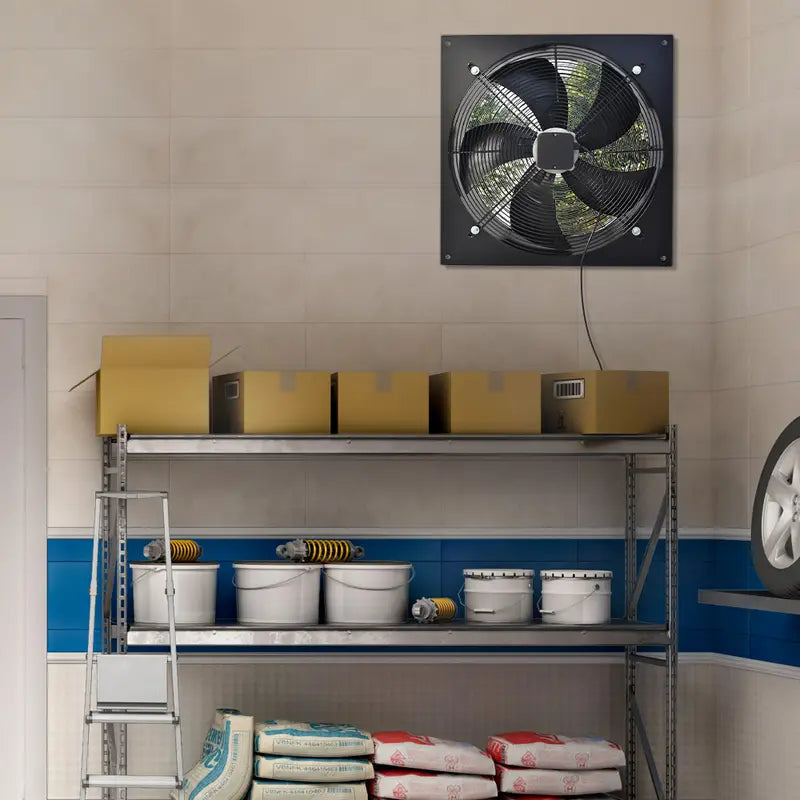 Ventilateur de plafond design moderne – 5 pales en bois avec éclairage LED intégré silencieux