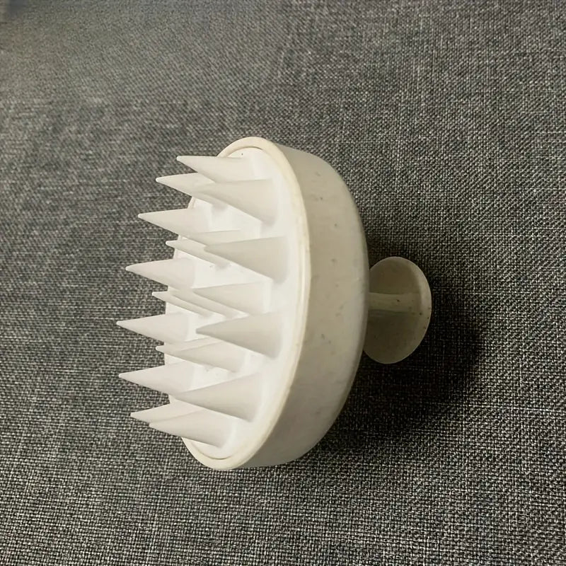 Brosse de Massage Cuir Chevelu en Silicone – Stimule la Circulation, Réduit le Stress & Favorise la Pousse des Cheveux