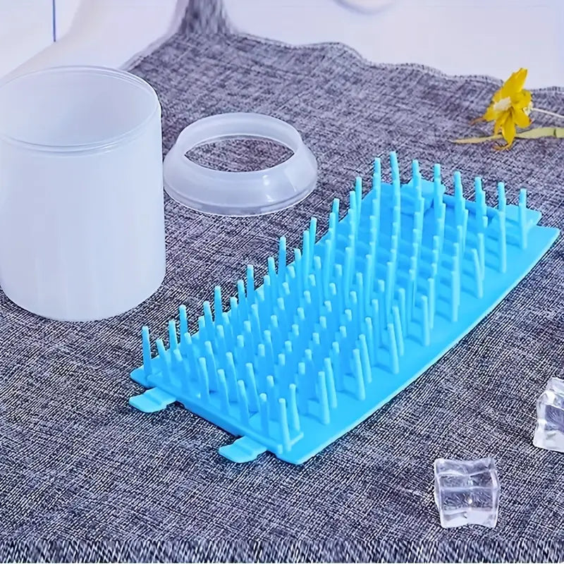 Nettoyeur de Pattes pour Chiens et Chats – Gobelet Silicone Souple Antidérapant, Facile à Utiliser et à Nettoyer