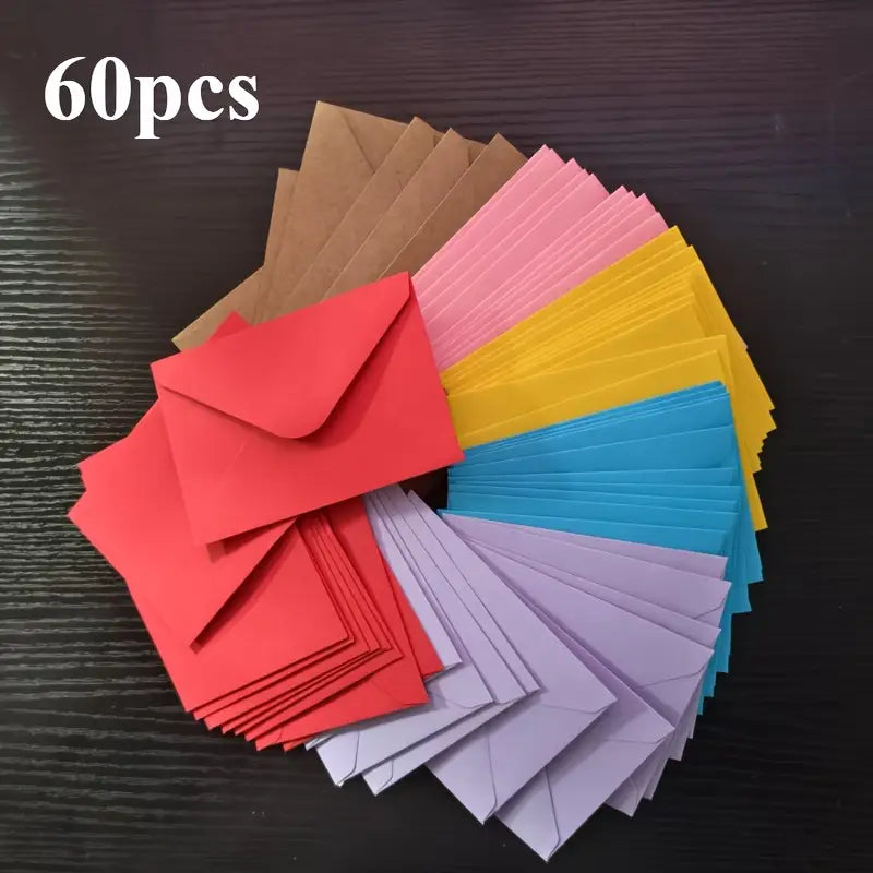 Enveloppes Colorées A6 – Lot de 100 Enveloppes Arc-en-Ciel pour Cartes, Invitations et Scrapbooking