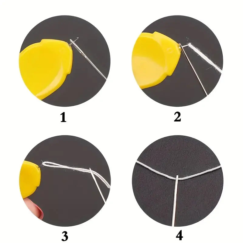 Enfile-Aiguilles Colorés en Plastique – Accessoire Pratique pour Couture et Broderie